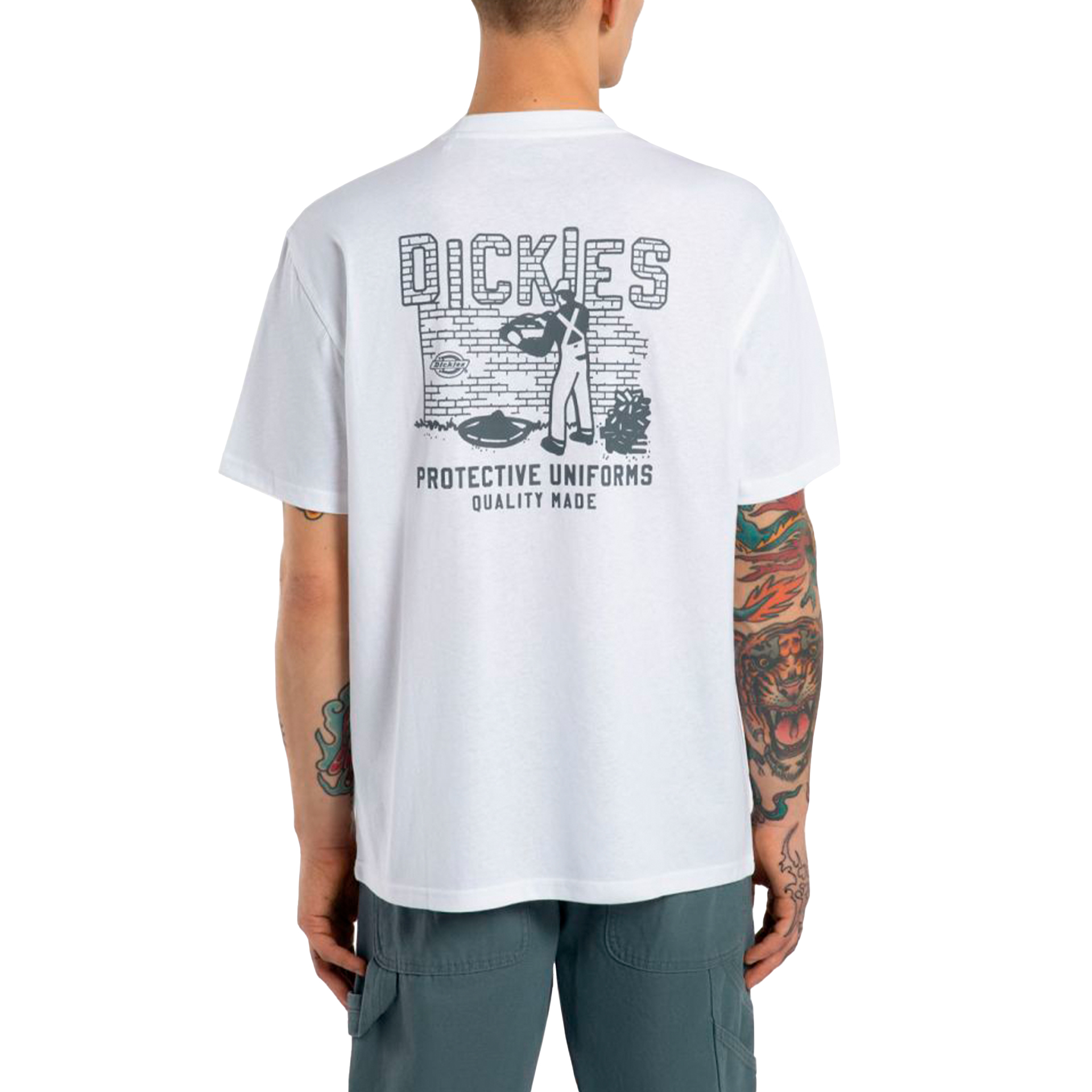 Dickies Bricklane Ss Tee White