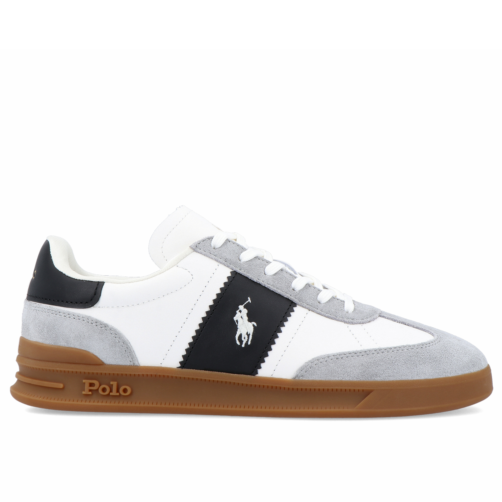 Ralph Lauren Hrt Aera Pp-sk-ltl White/black/soft Grey