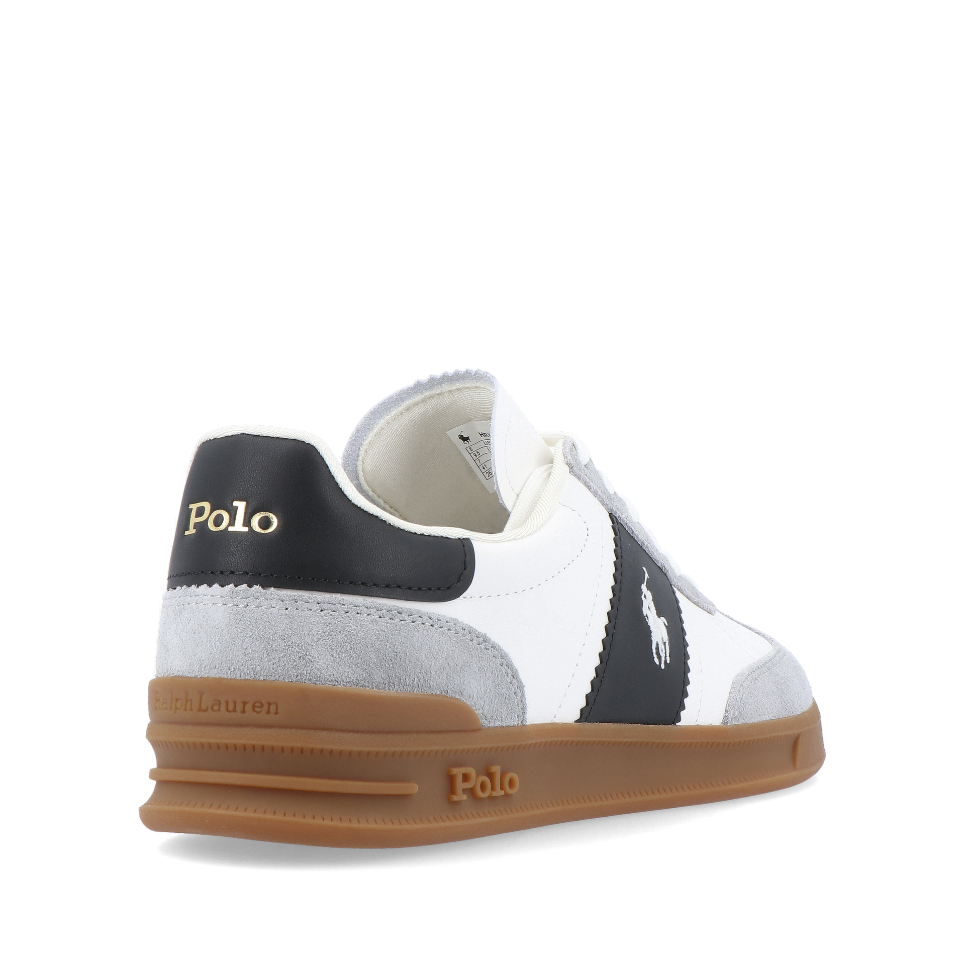 Ralph Lauren Hrt Aera Pp-sk-ltl White/black/soft Grey
