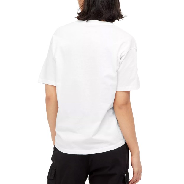 Carhartt Wip W  S/s Chase T-shirt White  Gold