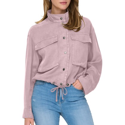 Only Onlkenya Life Cargo Short Jacket Cc Otw Violet Ice