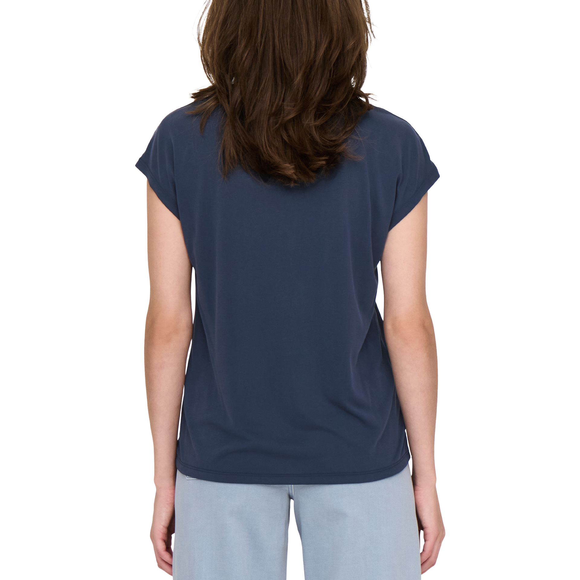 Only Onlhannah S/s V-neck Top Cc Jrs Navy Blazer