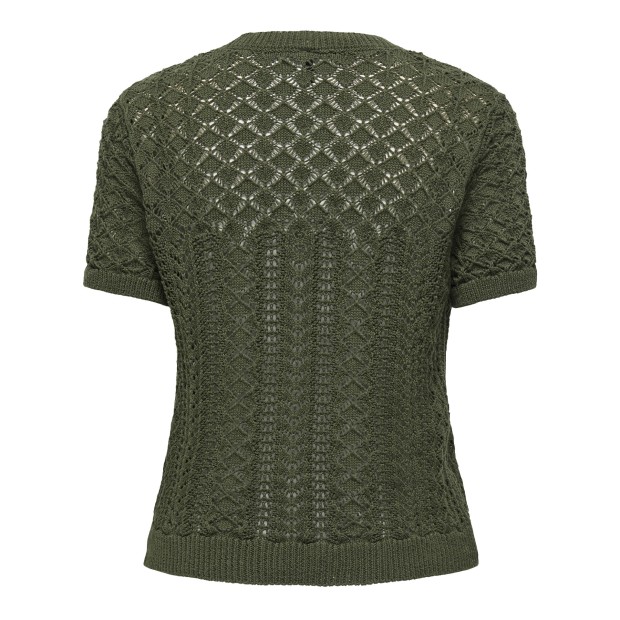 Only Onlsaga Life Ss O-neck Cc Knt Kalamata