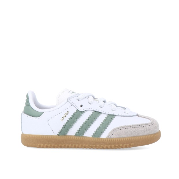 adidas Originals Samba OG El I Cloud White / Silver Green / Gum