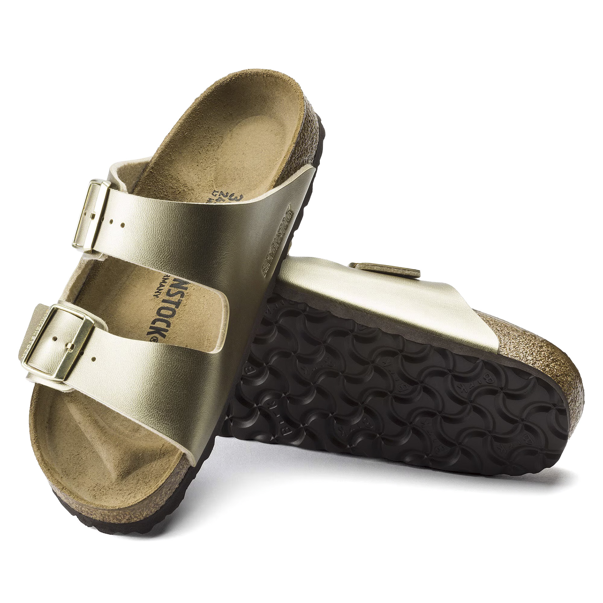 Birkenstock Arizona Bs Gold Narrow Fit