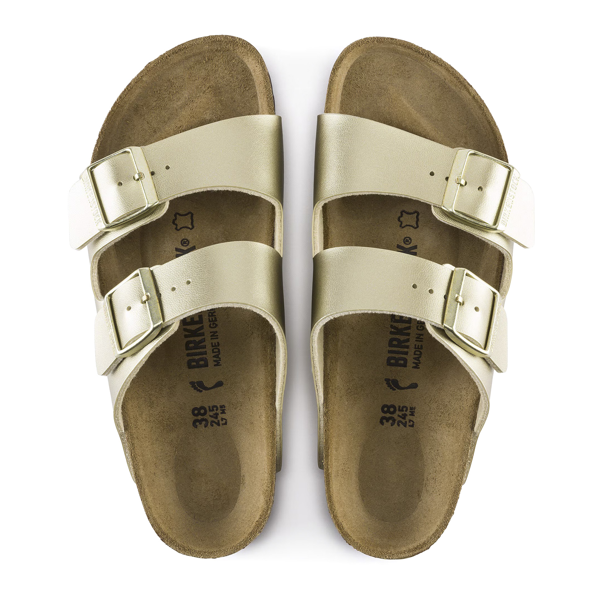 Birkenstock Arizona Bs Gold Narrow Fit