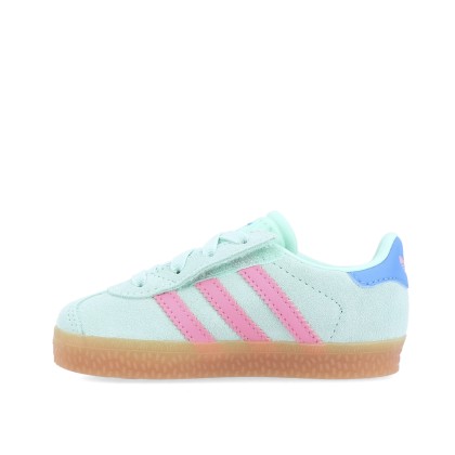 adidas Originals Gazelle Cf El I Clear Mint / Bliss Pink / Bright Blue adidas Originals Gazelle Cf El I Clear Mint / Bliss Pink / Bright Blue