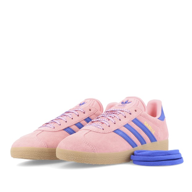 adidas Originals Gazelle W Semi Pink Spark / Lucid Blue / Pure Sulfur