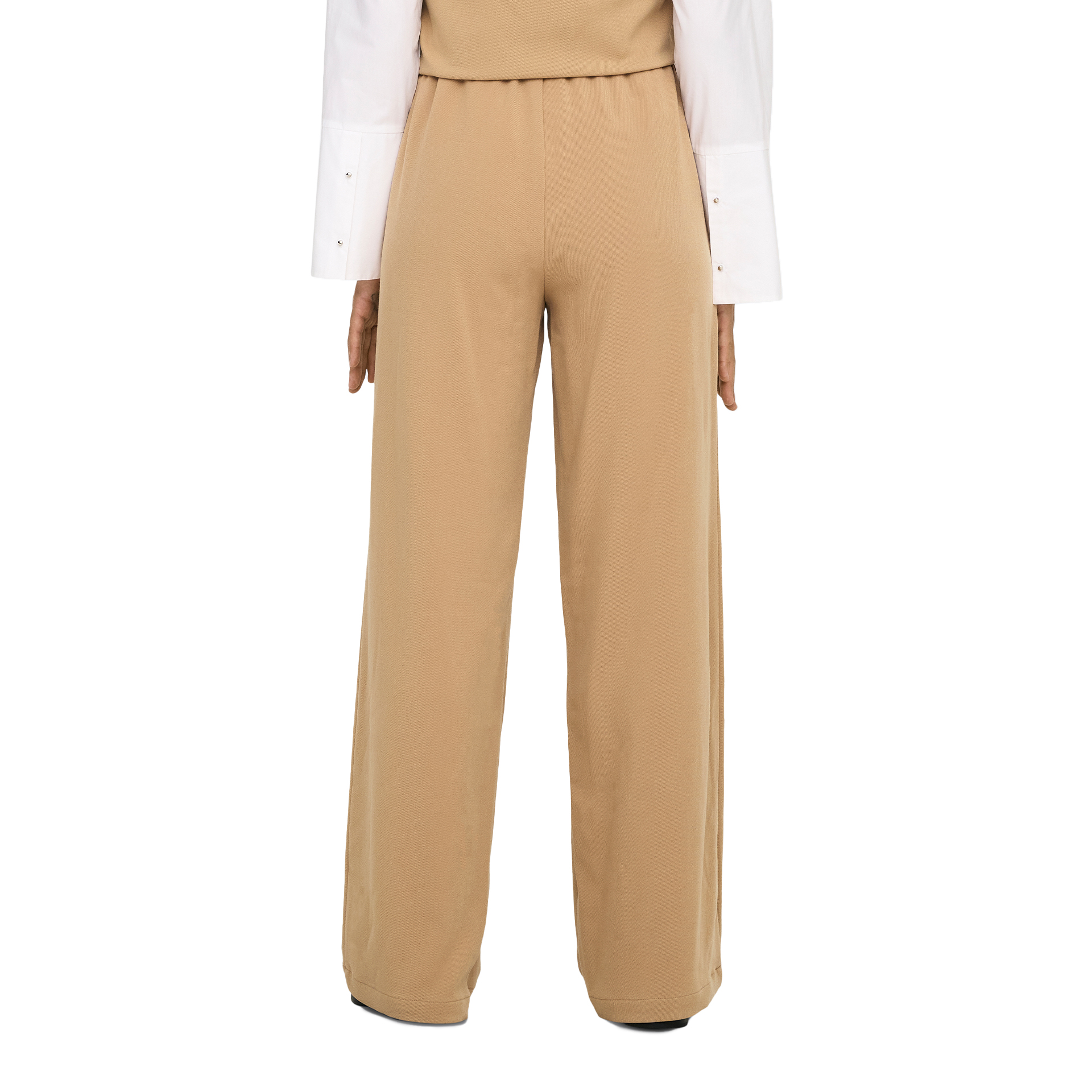 Only Onlthana Life Lw Wide Casual Pant Cc Tlr Tannin