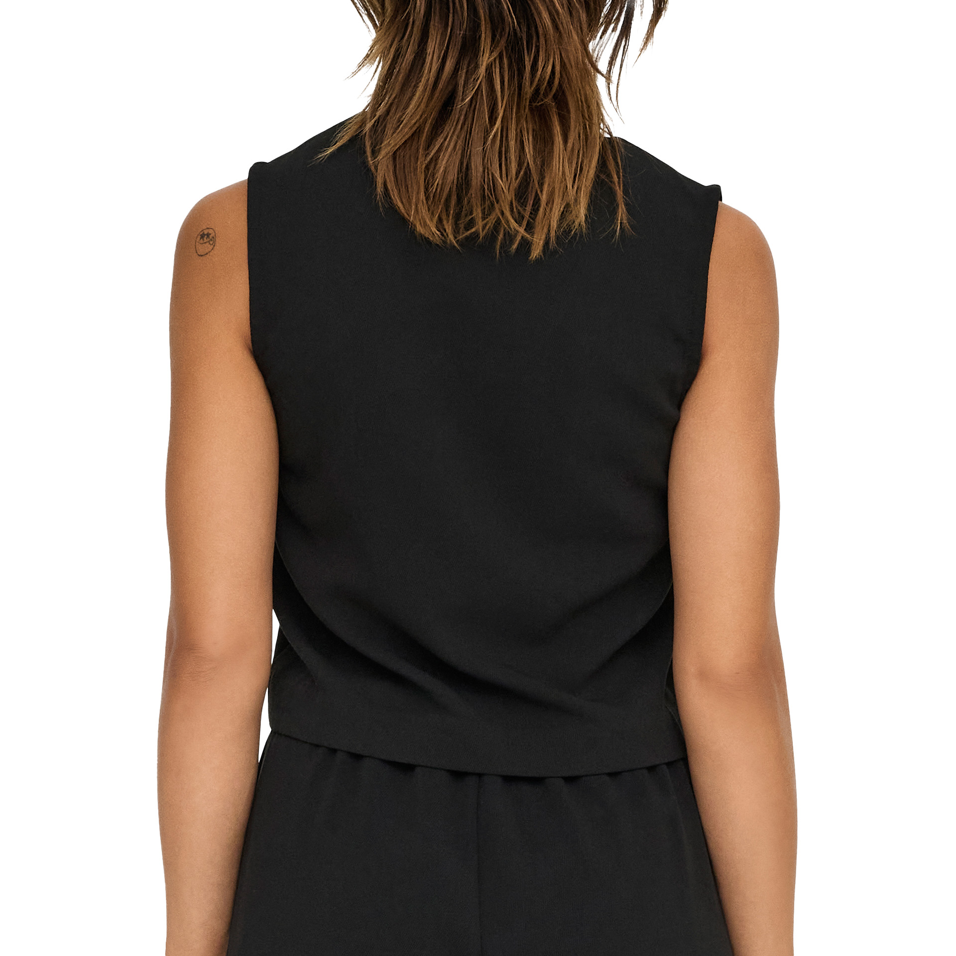 Only Onlthana Life S/l Casual Vest Cc Tlr Black