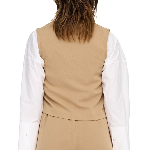 Only Onlthana Life S/l Casual Vest Cc Tlr Tannin