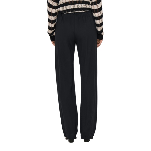 Only Onlpoptrash Life Mw Straight Pant Pnt Black