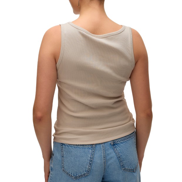 Vero Moda Vmcaisa Sille Tank Top Box Jrs Spe Sb1 Silver Lining
