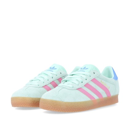 adidas Originals Gazelle C Clear Mint / Bliss Pink / Bright Blue adidas Originals Gazelle C Clear Mint / Bliss Pink / Bright Blue