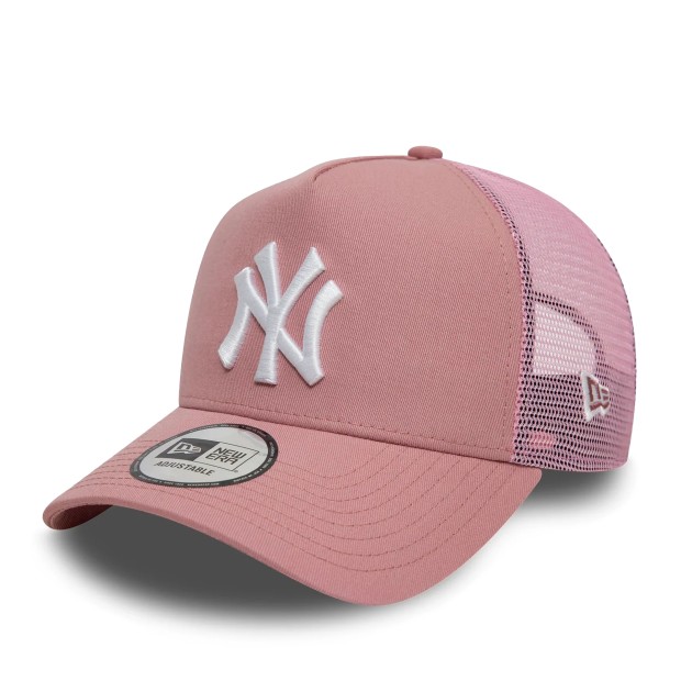 New Era League Ess Trucker Neyyan Copwhi Dark Pink