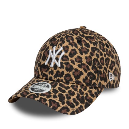 New Era Wmns Leopard 9forty Neyyan  Blkwhi Black
