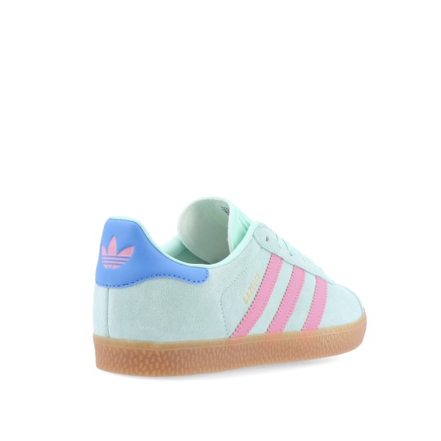 adidas Originals Gazelle J Clear Mint / Bliss Pink / Bright Blue