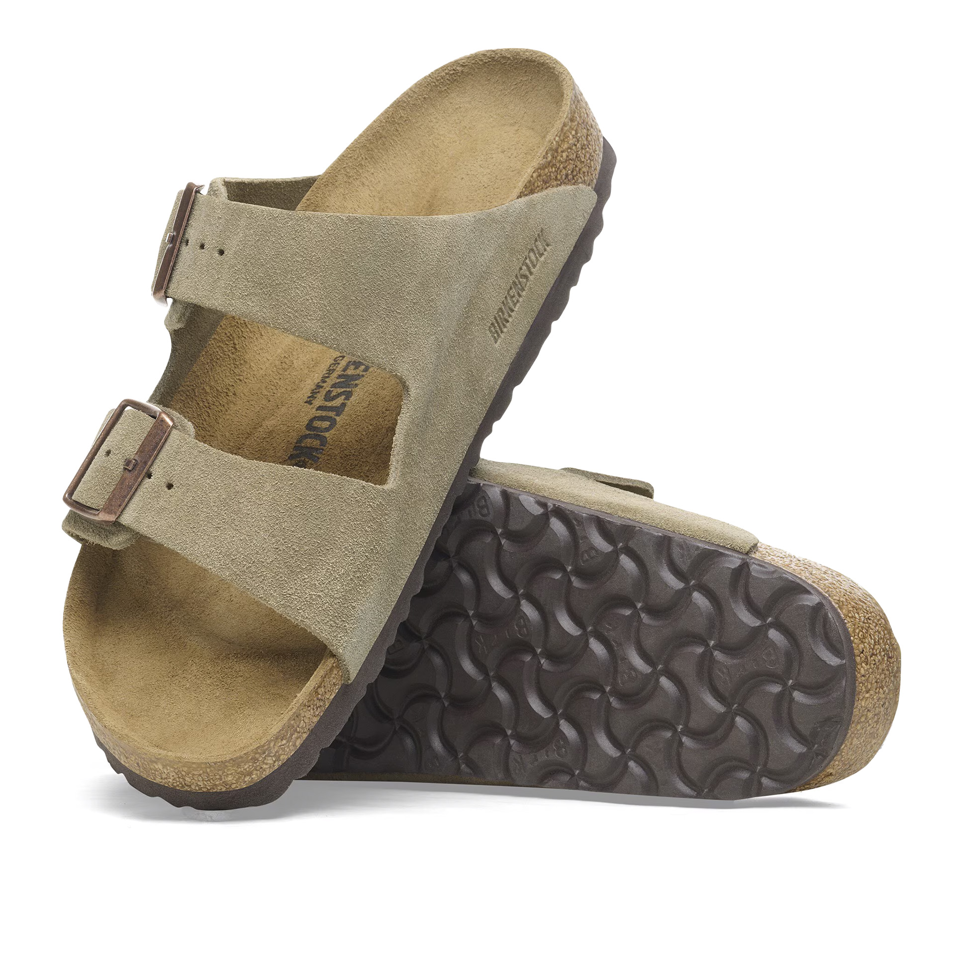 Birkenstock Arizona Suede Leather Taupe