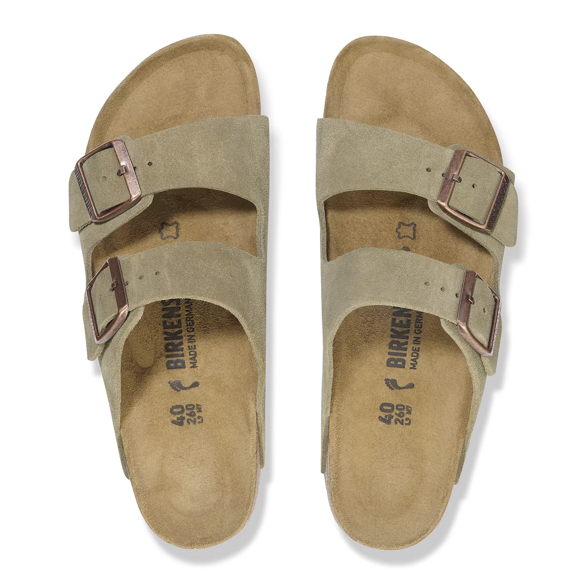 Birkenstock Arizona Suede Leather Taupe