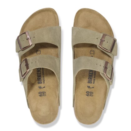 Birkenstock Arizona Suede Leather Taupe Birkenstock Arizona Suede Leather Taupe