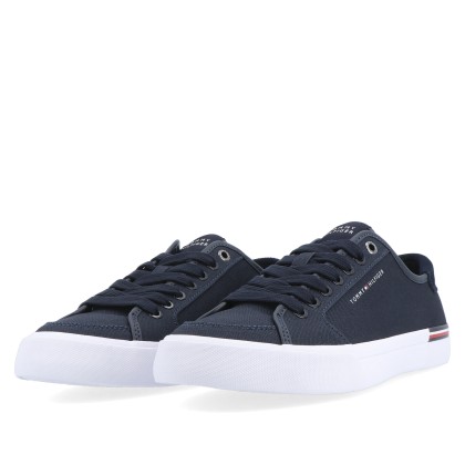 Tommy Hilfiger Core Corporate Vulc Canvas Blue Tommy Hilfiger Core Corporate Vulc Canvas Blue