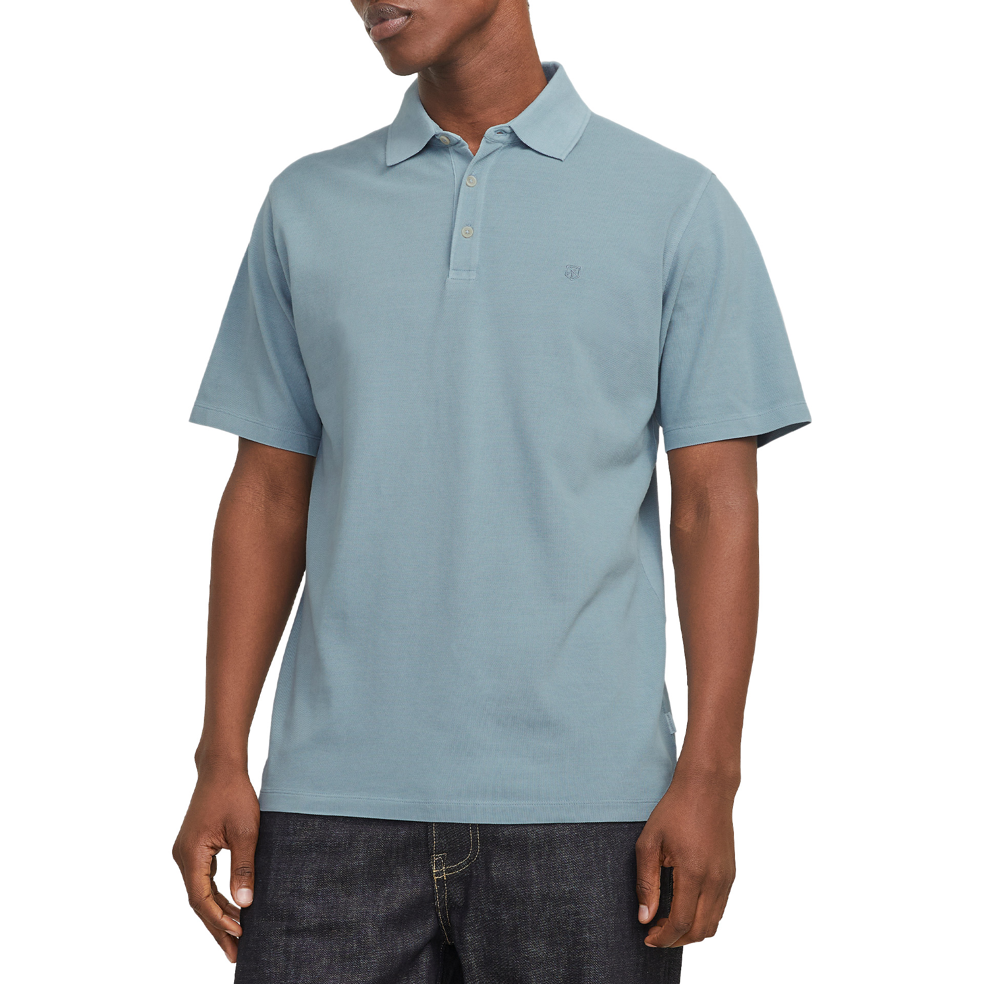 Jack & Jones Jprbluwilliam Wash Ss Polo Sn Flint Stone