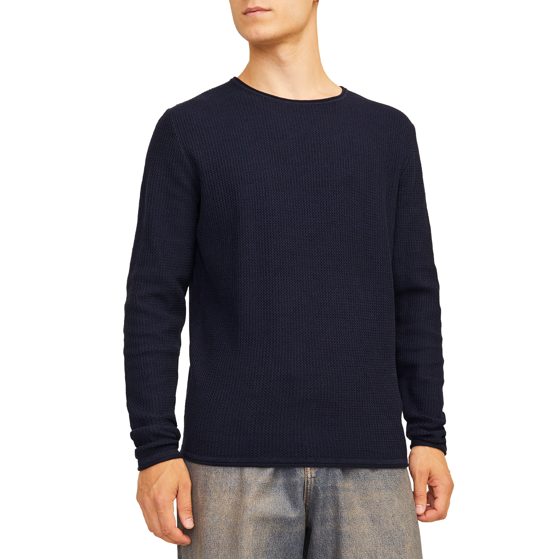 Jack & Jones Jjecooper Knit Crew Neck Noos Mood Indigo