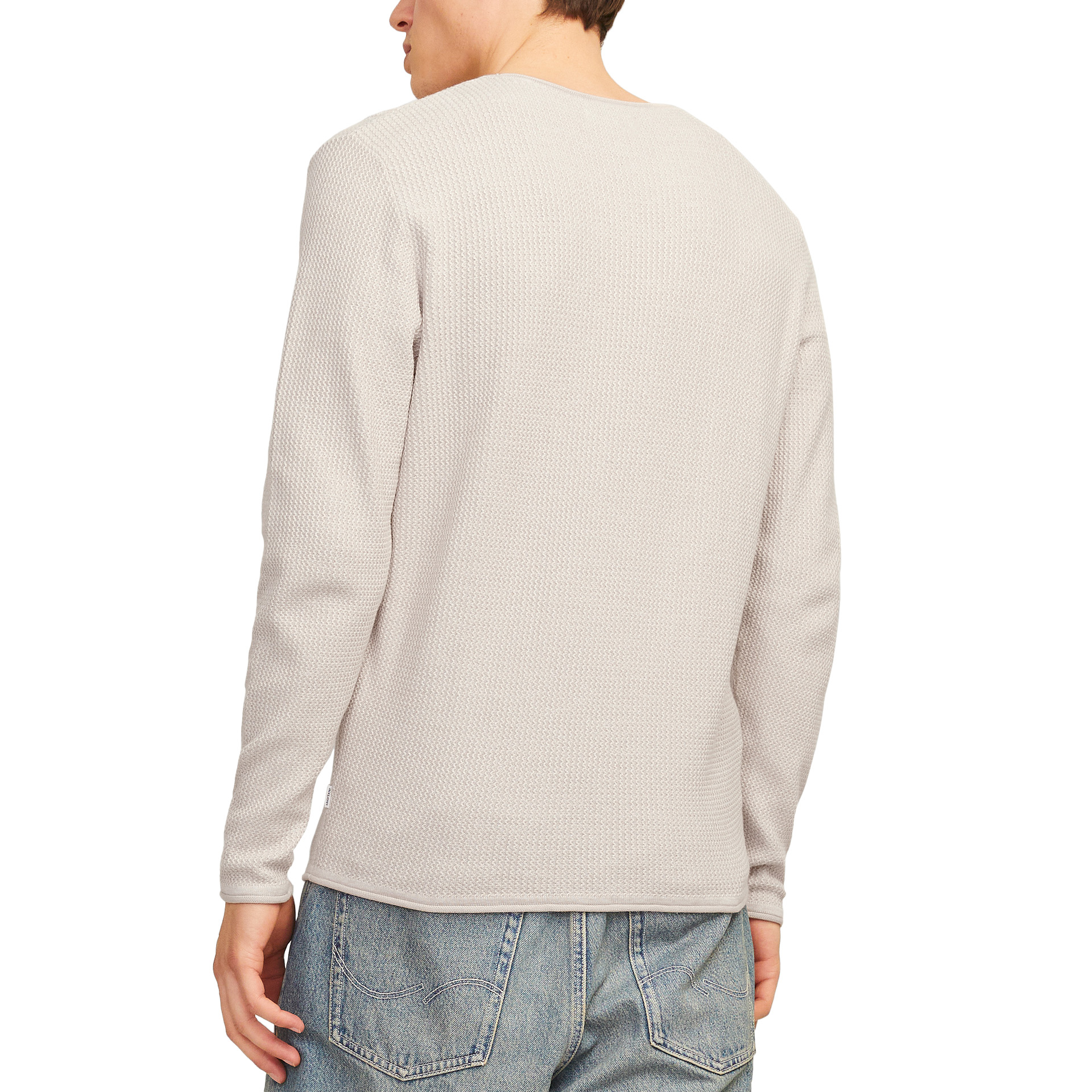 Jack & Jones Jjecooper Knit Crew Neck Noos Oatmeal