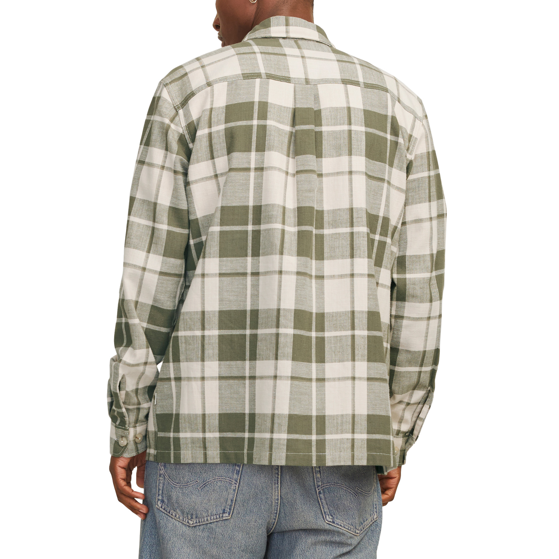 Jack & Jones Jprccraymond Spring Check Overshirt Sn Tea Leaf