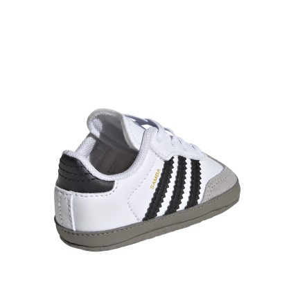 adidas Originals Samba Crib Cloud White / Core Black / Clear Granite adidas Originals Samba Crib Cloud White / Core Black / Clear Granite