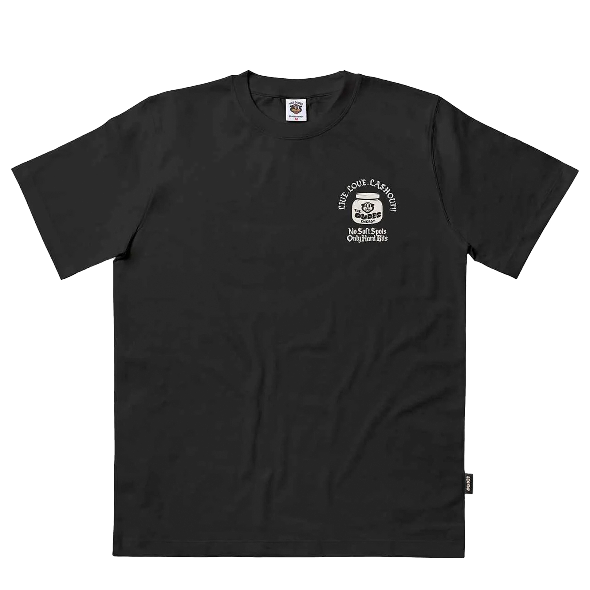 The Dudes T-shirt Ripped Seasonal Black
