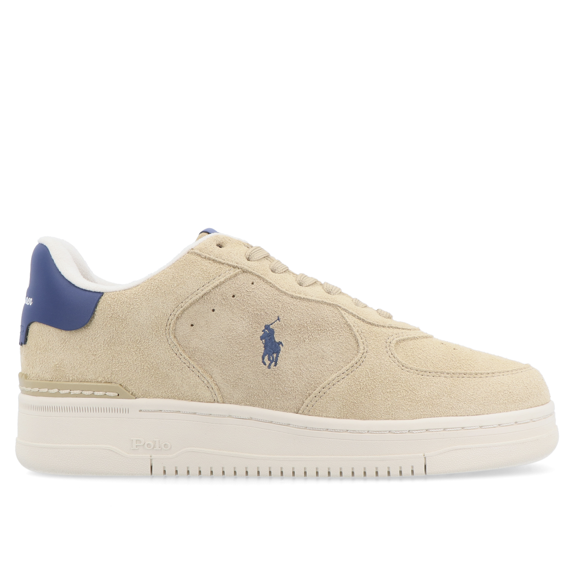 Ralph Lauren Masters Crt-sk-ltl Bone/light Navy