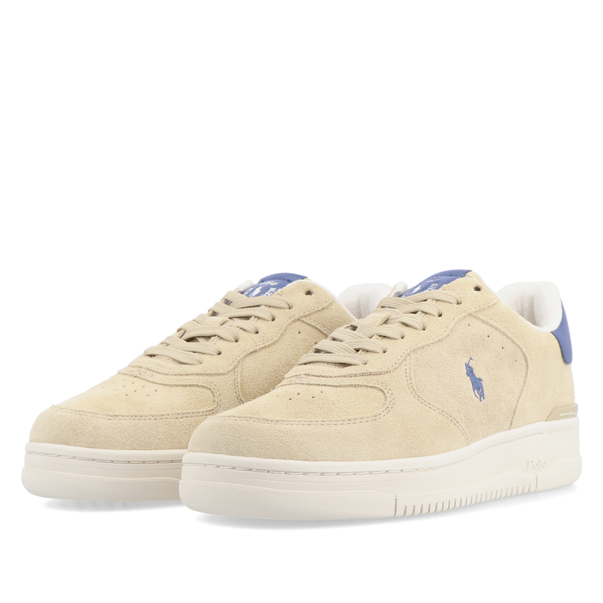 Ralph Lauren Masters Crt-sk-ltl Bone/light Navy