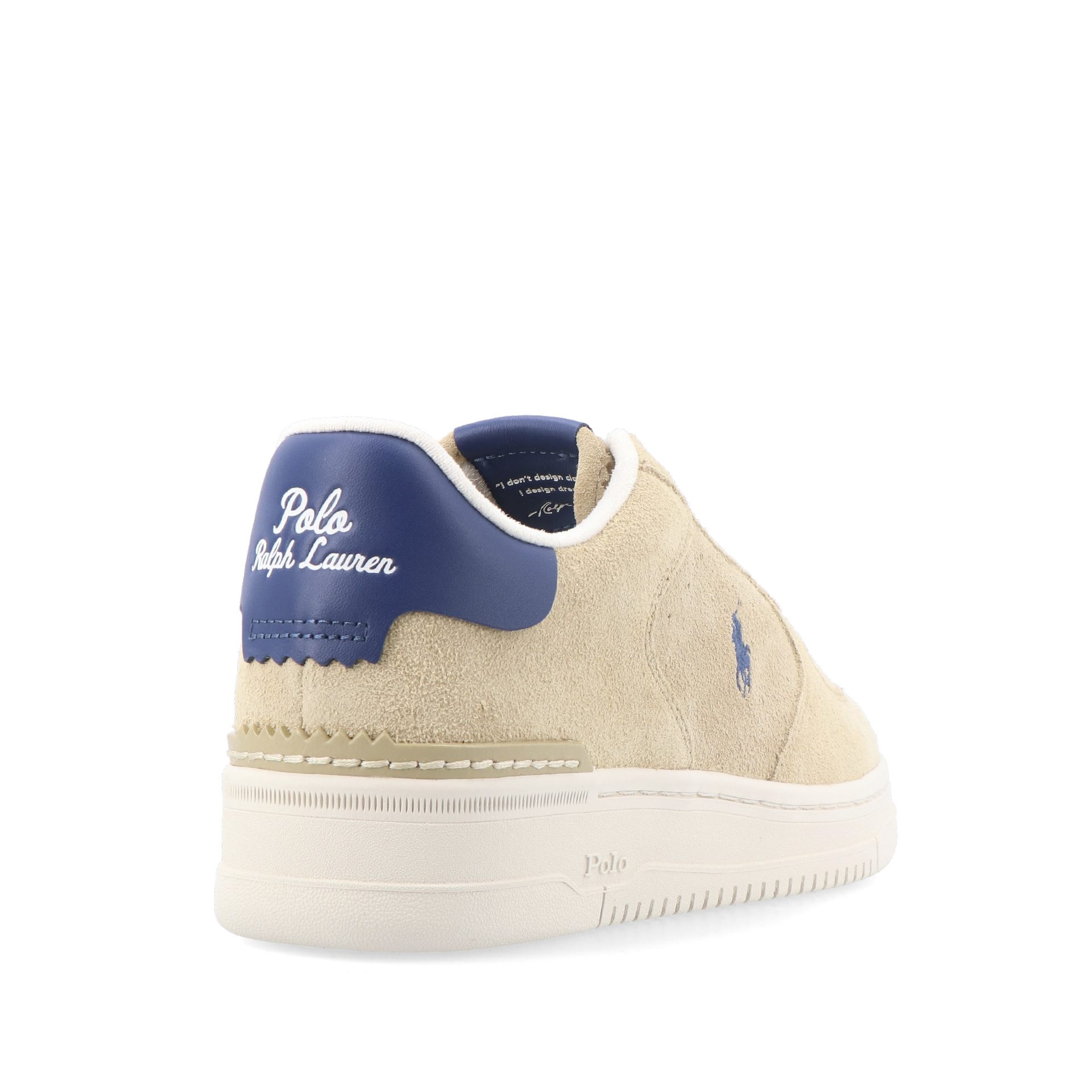Ralph Lauren Masters Crt-sk-ltl Bone/light Navy