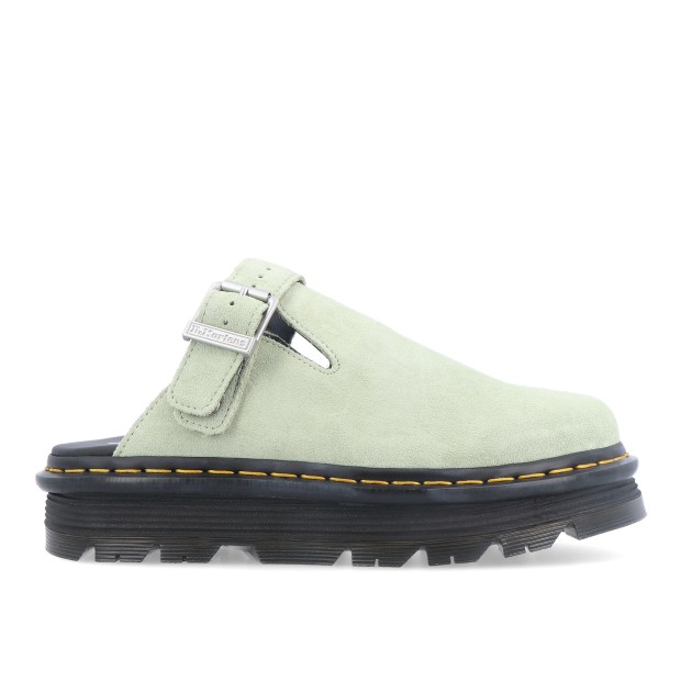 Dr. Martens Zebzag Mule Sage Green Eh Suede