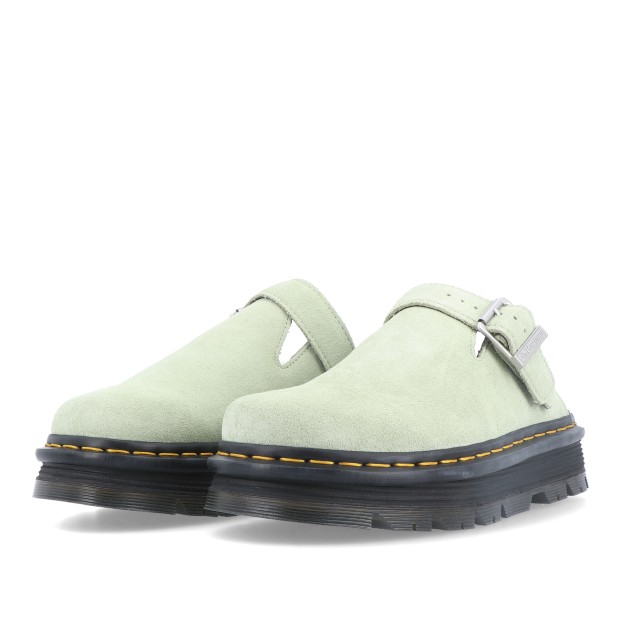 Dr. Martens Zebzag Mule Sage Green Eh Suede
