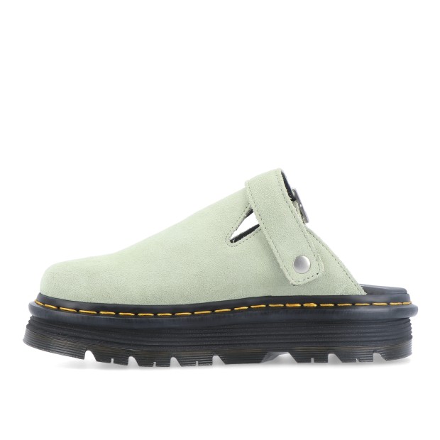 Dr. Martens Zebzag Mule Sage Green Eh Suede