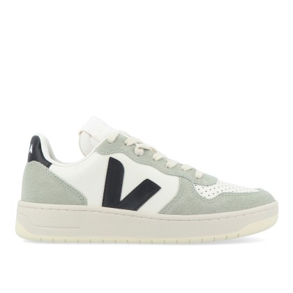 Veja V-10 Leather Pure_black_clay Pure_black_clay