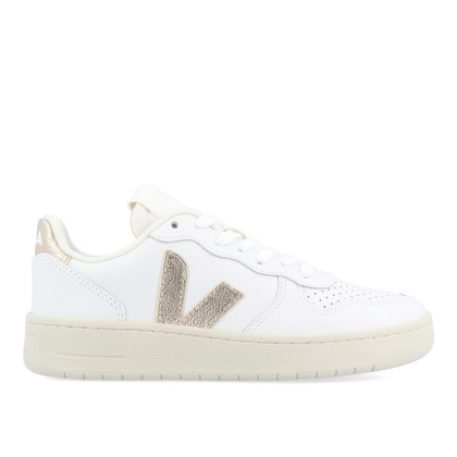 Veja V-10 Leather Extra-white_platine Extra-white_platine