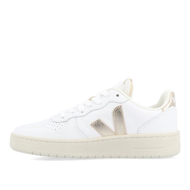 Veja V-10 Leather Extra-white_platine