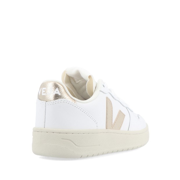 Veja V-10 Leather Extra-white_platine