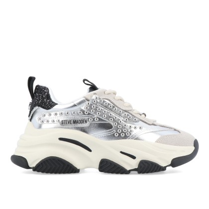 Steve Madden Possession-se Sneaker Blk/sil Studs