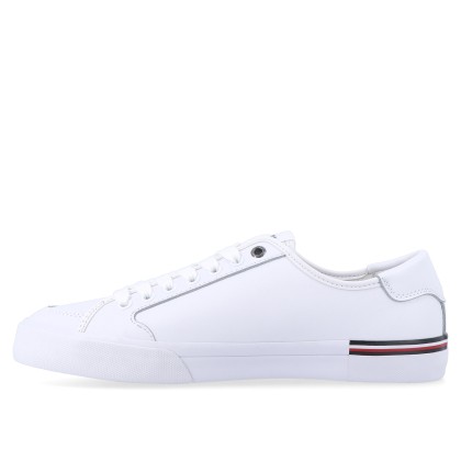 Tommy Hilfiger Core Corporate Vulc Leather White