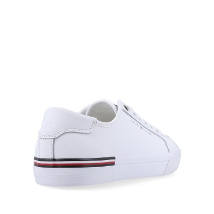 Tommy Hilfiger Core Corporate Vulc Leather White