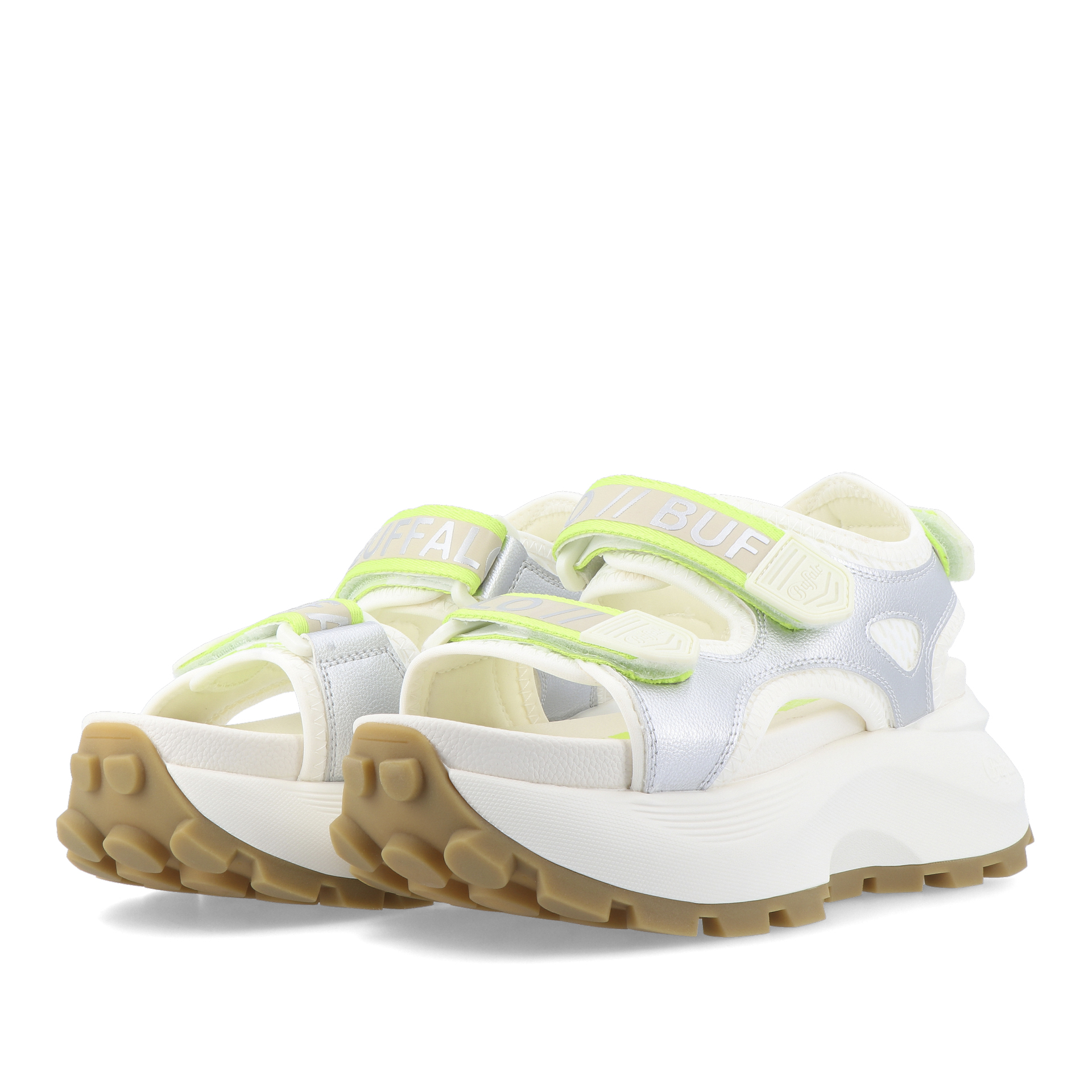 Buffalo Manhatten Snd White/silver/green