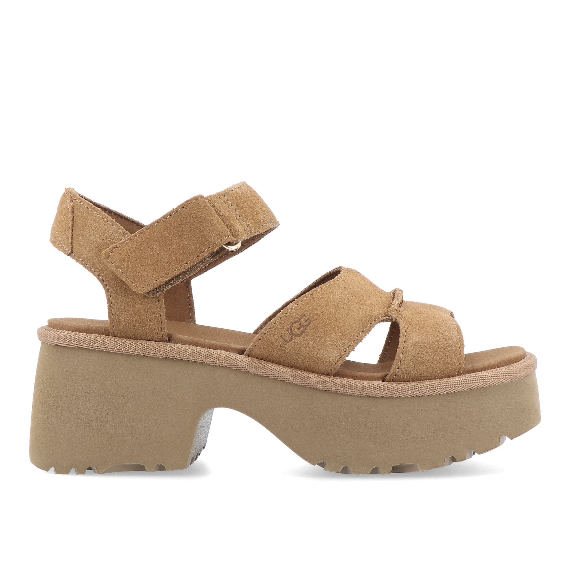 Ugg W New Heights Ankle Strap Chestnut