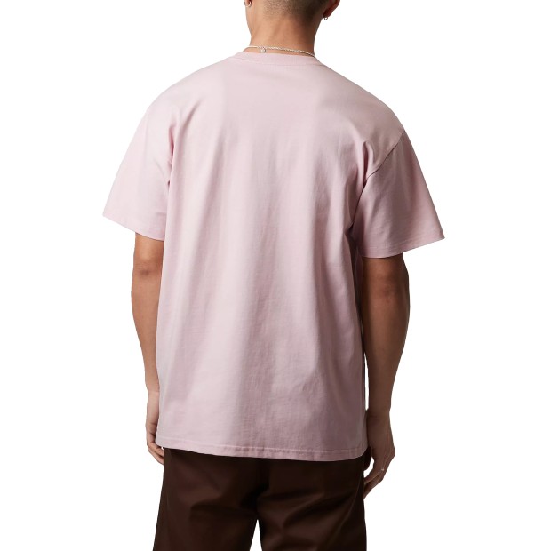 Carhartt Wip S/s Chase T-shirt Air Pink  Gold