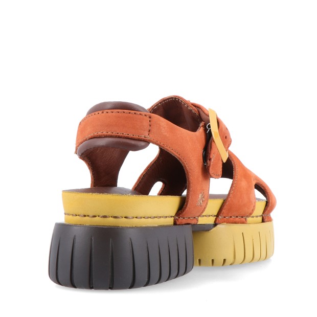 Art Nobuck Dark Orange/ Madeira