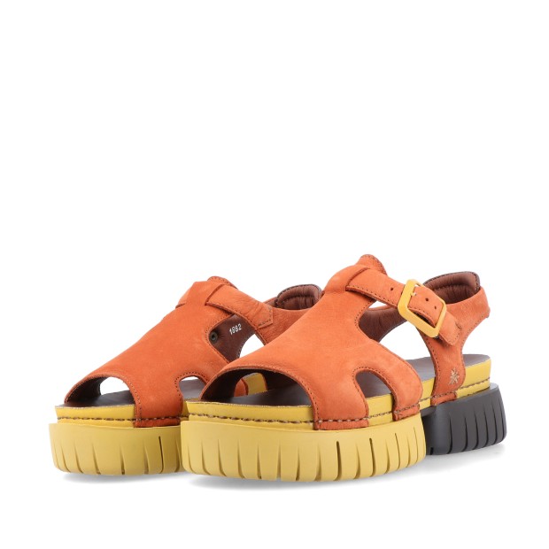 Art Nobuck Dark Orange/ Madeira