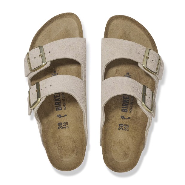 Birkenstock Arizona Suede Leather Sandcastle